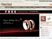 Tablet Screenshot of makanijewelry.com